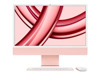 Apple iMac Apple M 59,7 cm (23.5") 4480 x 2520 pixels 8 Go 256 Go SSD PC All-in-One macOS Sonoma Wi-Fi 6E (802.11ax) Rose