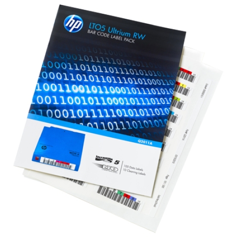 HPE Ultrium 5 WORM Bar Code Label Pack