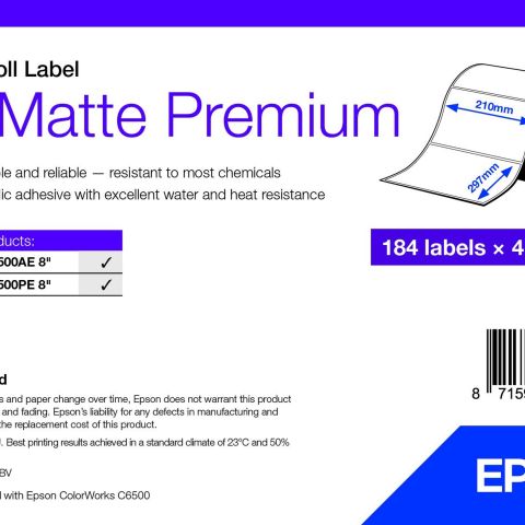 Epson 7113422 étiquette à imprimer Blanc Imprimante d'étiquette adhésive