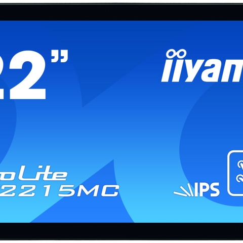 iiyama ProLite TF2215MC-B2 moniteur à écran tactile 54,6 cm (21.5") 1920 x 1080 pixels Plusieurs pressions Multi-utilisateur Noir