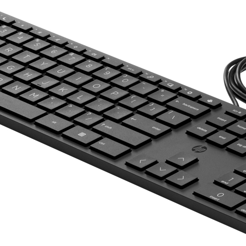 320K clavier USB QWERTY Anglais Noir