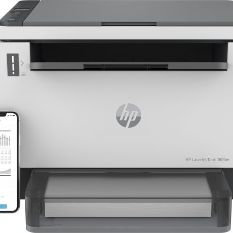 HP LaserJet Imprimante Tank MFP 1604w, Noir et blanc, Imprimante pour Entreprises, Impression, copie, numérisation, Numérisation vers e-mail. Numérisation vers e-mail/PDF. Numérisation vers PDF. Wi-Fi double fréquence