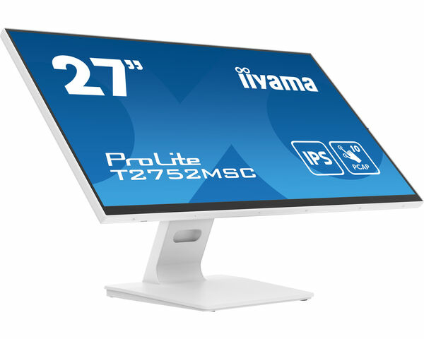 iiyama ProLite T2752MSC-W1 écran plat de PC 68,6 cm (27") 1920 x 1080 pixels Full HD LED Écran tactile Noir