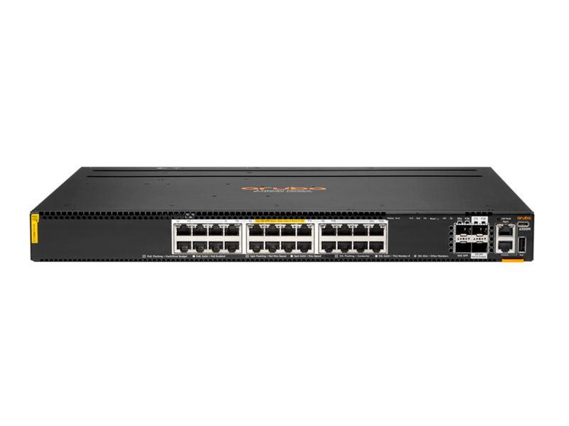 Aruba R8S89A commutateur réseau Géré 10G Ethernet (100/1000/10000) Connexion Ethernet, supportant l'alimentation via ce port (PoE) Noir