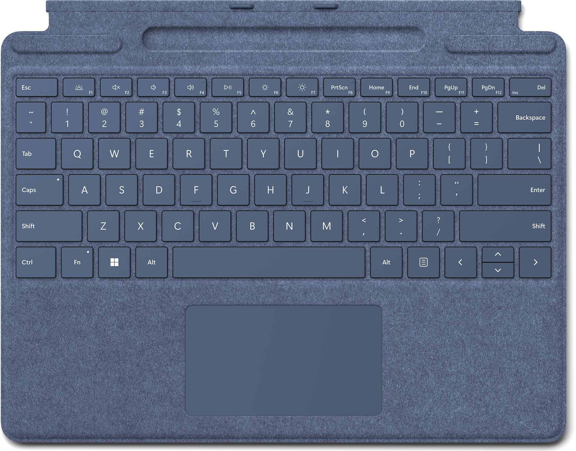 Microsoft Surface Pro Keyboard Bleu Microsoft Cover port QWERTZ Suisse