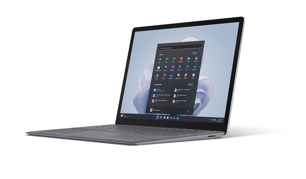 Microsoft Surface Laptop 5 i5-1245U Ordinateur portable 34,3 cm (13.5") Écran tactile Intel® Core™ i5 8 Go LPDDR5x-SDRAM 512 Go SSD Wi-Fi 6 (802.11ax) Windows 11 Pro Platine