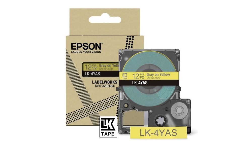 Epson LK-4YAS Gris, Jaune