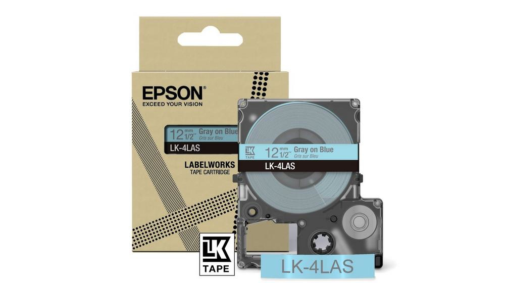Epson LK-4LAS Gris, Bleu clair