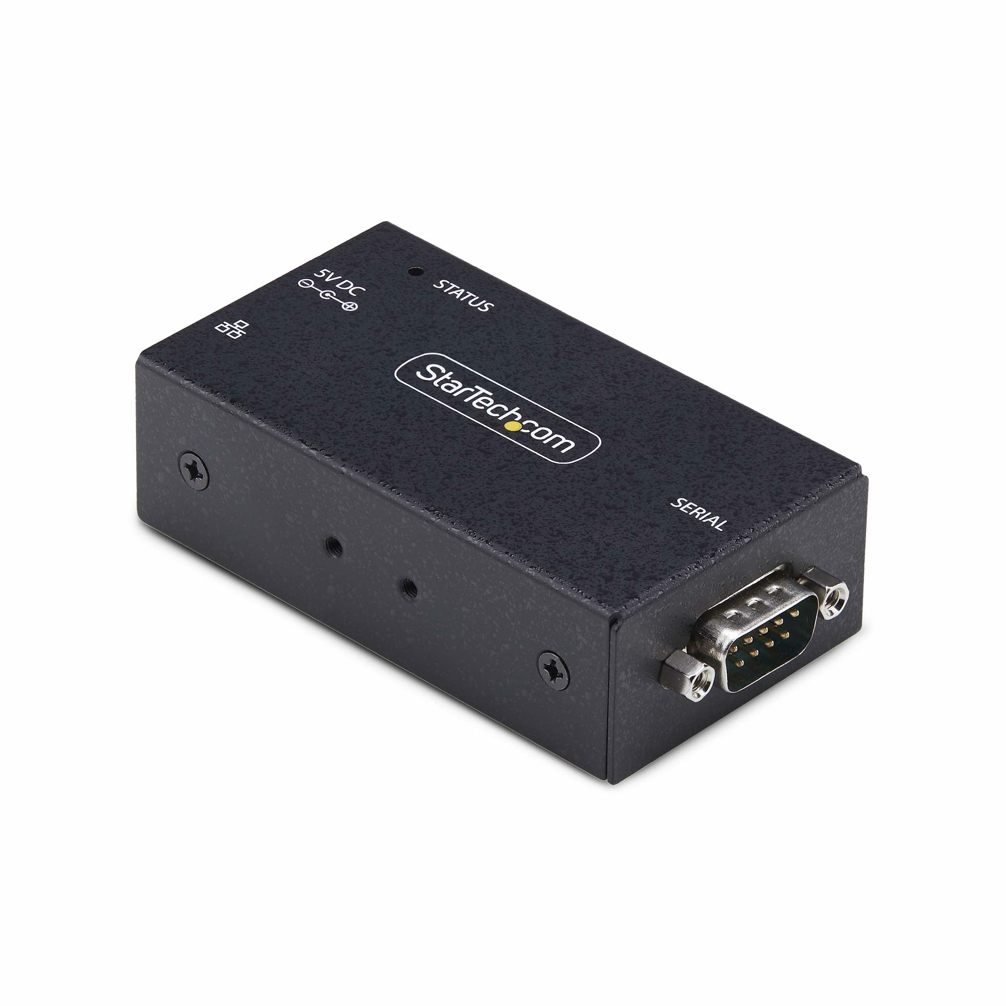 StarTech.com I13-SERIAL-ETHERNET convertisseur série, répéteur et isolateur RS-232 RJ-45 Noir