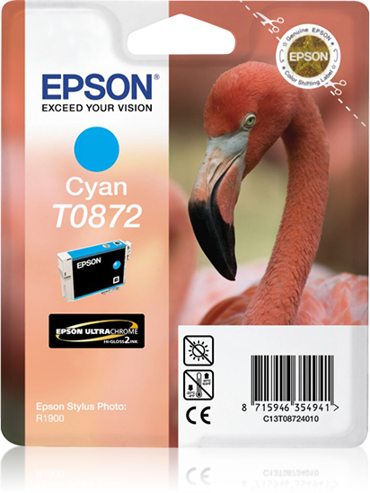 Singlepack Cyan T0872 Ultra Gloss High-G