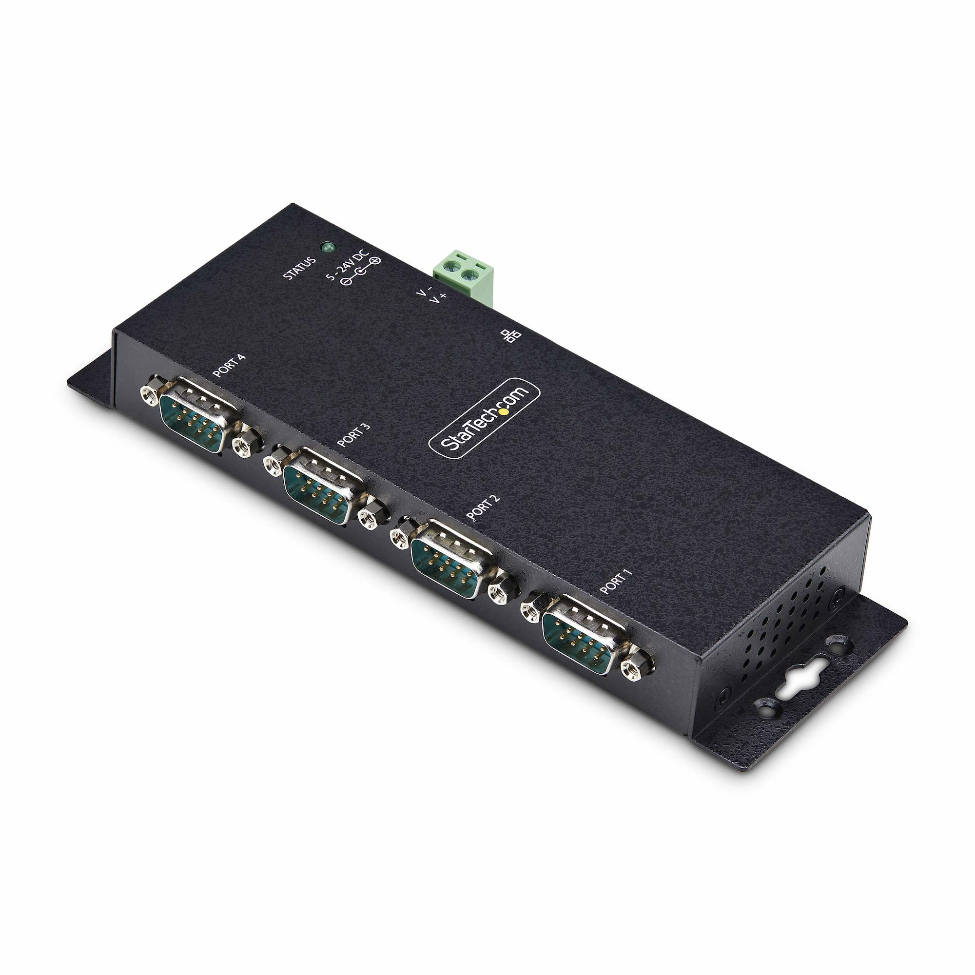 StarTech.com I43-SERIAL-ETHERNET convertisseur série, répéteur et isolateur RS-232 RJ-45 Noir