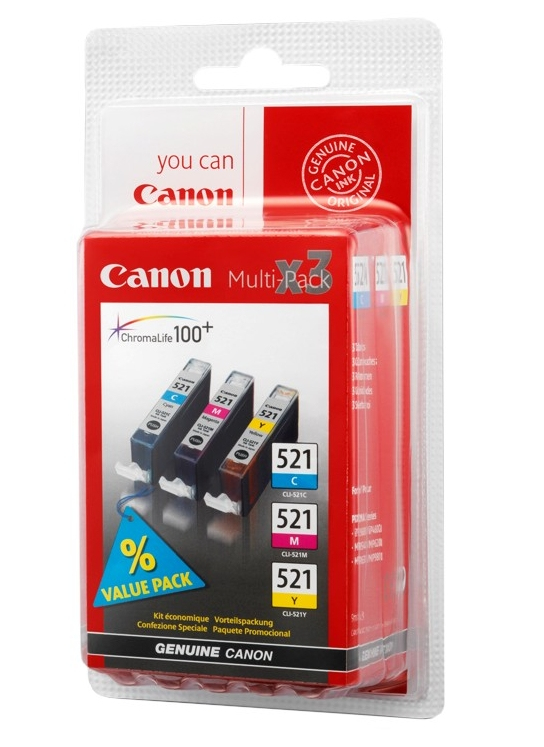 Canon CLI-521 C/M/Y Multi pack