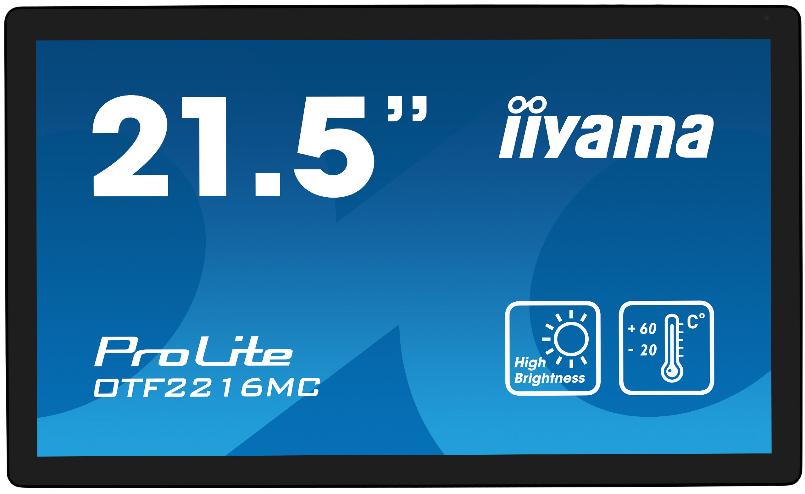 iiyama ProLite OTF2216MC-B1 écran plat de PC 39,6 cm (15.6") 1920 x 1080 pixels Full HD Écran tactile Noir