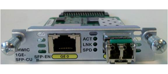 1-port GE WAN NIM dual-mode