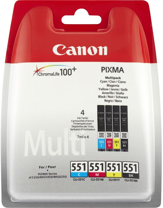 Canon CLI-551 C/M/Y/BK Photo Value Pack