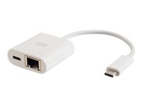 C2G USB C to Ethernet Adapter With Power Delivery
