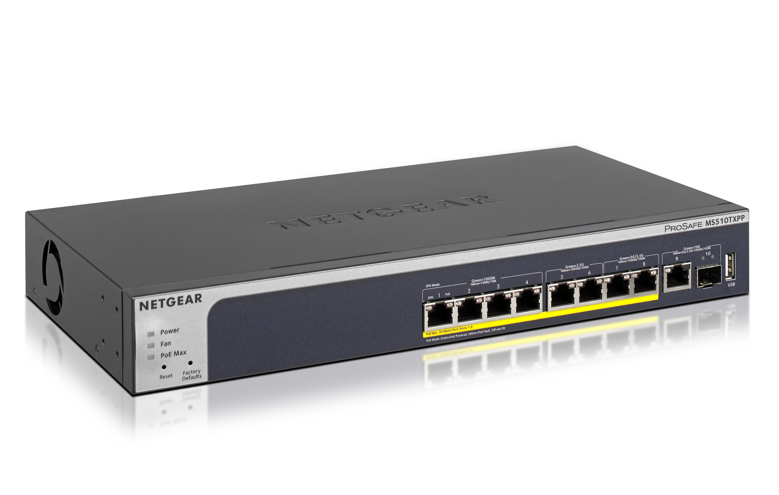 Commutateur Ethernet géré Gigabit, 8 ports, 10 M, 100 M, 1000M