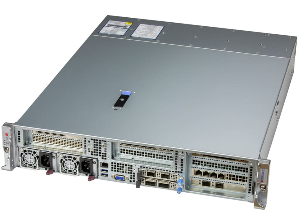 Supermicro SYS-221HE-FTNR serveur barebone Intel C741 LGA 4677 (Socket E) Rack (2 U) Argent