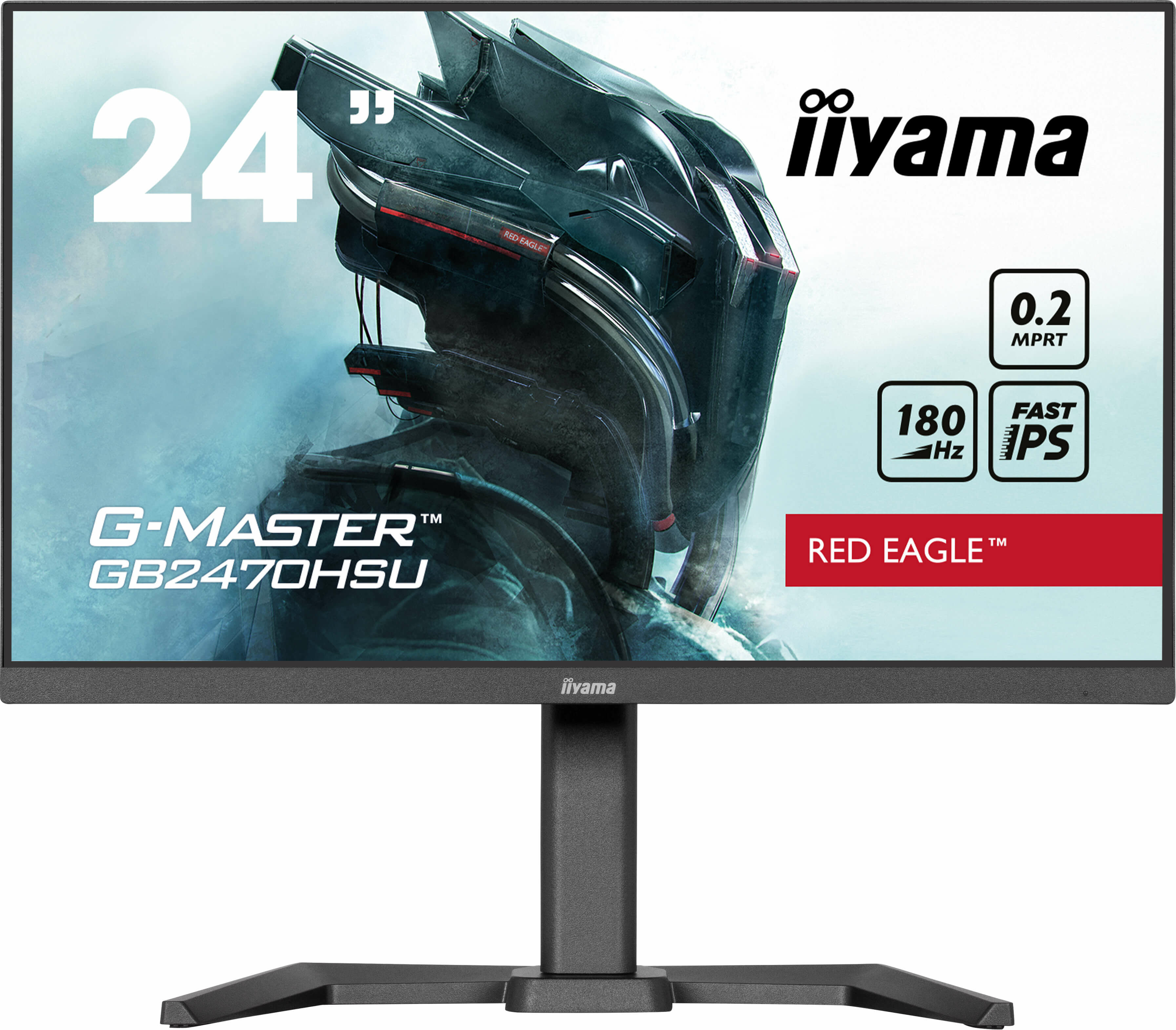 iiyama G-MASTER GB2470HSU-B6 écran plat de PC 60,5 cm (23.8") 1920 x 1080 pixels Full HD Noir
