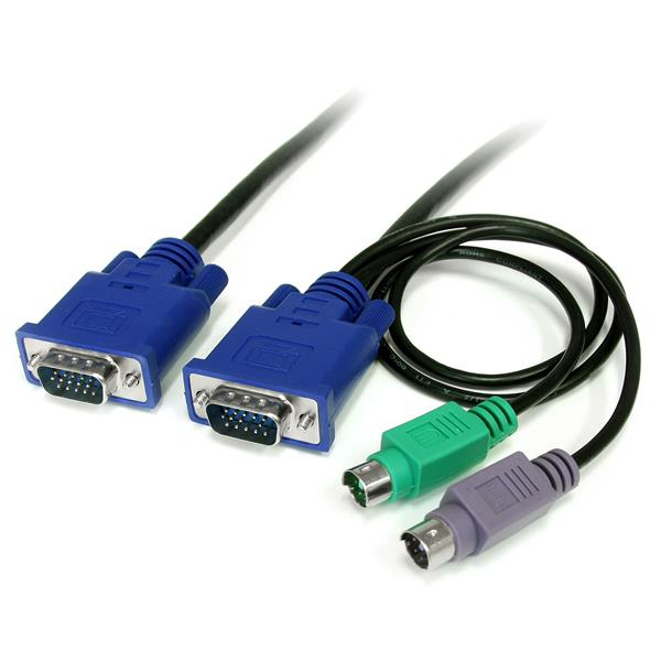 StarTech.com Câble pour Switch KVM VGA avec PS/2 3 en 1