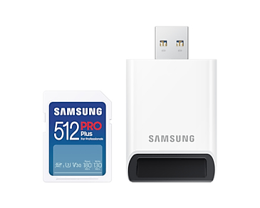 Samsung PRO Plus MB-SD512SB/WW mémoire flash 512 Go SDXC UHS-I
