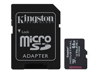 Kingston Technology Industrial 64 Go MicroSDXC UHS-I Classe 10