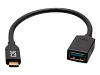 USB-C to USB A Dongle Adapter Black