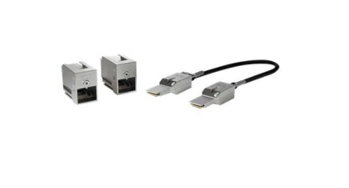 Cisco C9300L-STACK-KIT= câble de fibre optique 0,5 m Noir, Gris