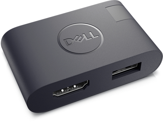 DELL DA20 USB Type-C HDMI + USB Noir