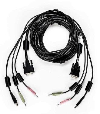 CABLE ASSY 1-DVI-I/1-USB/2-AUDIO 10FT