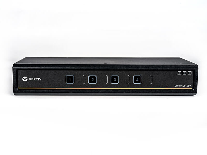 Vertiv Cybex SC 940DP commutateur écran, clavier et souris Noir