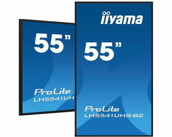 iiyama LH5541UHS-B2 affichage de messages 139,7 cm (55") LCD 500 cd/m² 4K Ultra HD Intégré dans le processeur Android 8.0 18/7