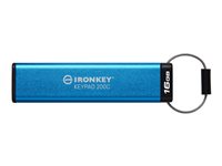 Kingston Technology IronKey Keypad 200 lecteur USB flash 16 Go USB Type-C 3.2 Gen 1 (3.1 Gen 1) Bleu