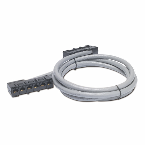 APC 49ft Cat5e UTP, 6x RJ-45 - 6x RJ-45 câble de réseau Gris 14,94 m U/UTP (UTP)