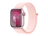 Apple WATCH 41 LIGHT PINK SL Bande Nylon, Polyester recyclé, Spandex