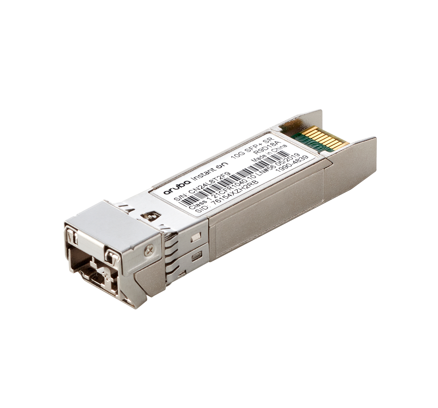 Aruba Instant On 10G SFP+ LC SR 300m OM3 MMF module émetteur-récepteur de réseau Fibre optique 10000 Mbit/s SFP+