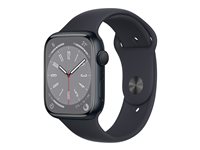 Apple Watch Series 8 OLED 45 mm Noir GPS (satellite)