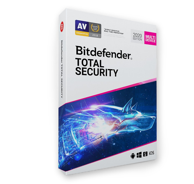 Bitdefender Total Security Gestion de la sécurité Licence d'accès client Anglais 1 licence(s) 1 année(s)