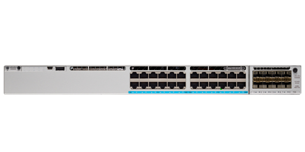 Cisco Catalyst C9300L-24UXG-4X-A commutateur réseau Géré L2/L3 10G Ethernet (100/1000/10000) Connexion Ethernet, supportant l'alimentation via ce port (PoE) 1U Gris