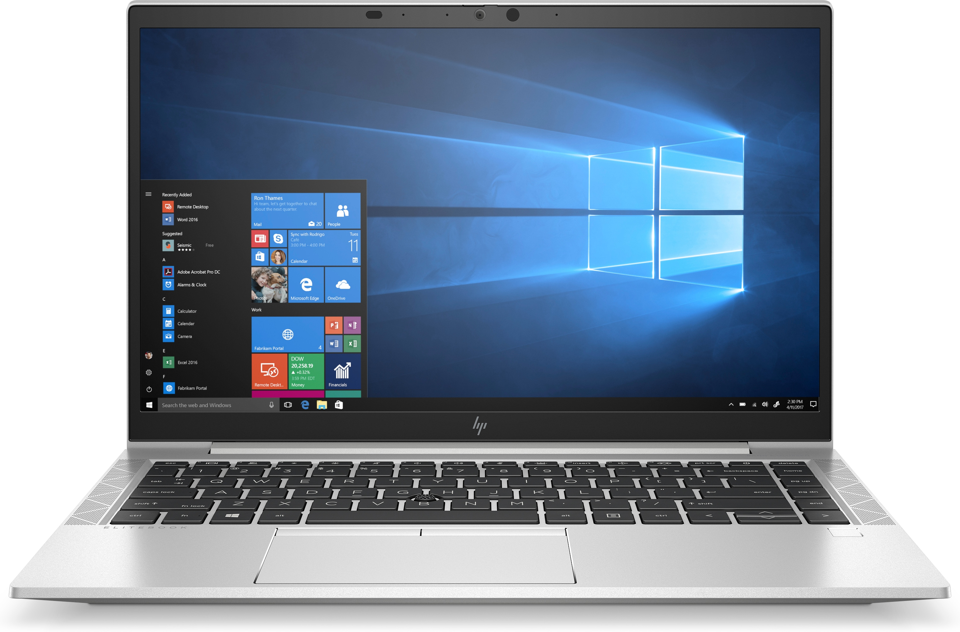 HP EliteBook 840 G7 Ultraportable 35,6 cm (14") 1920 x 1080 pixels Écran tactile 10e génération de processeurs Intel® Core™ i7 16 Go DDR4-SDRAM 512 Go SSD Wi-Fi 6 (802.11ax) Windows 10 Pro Argent