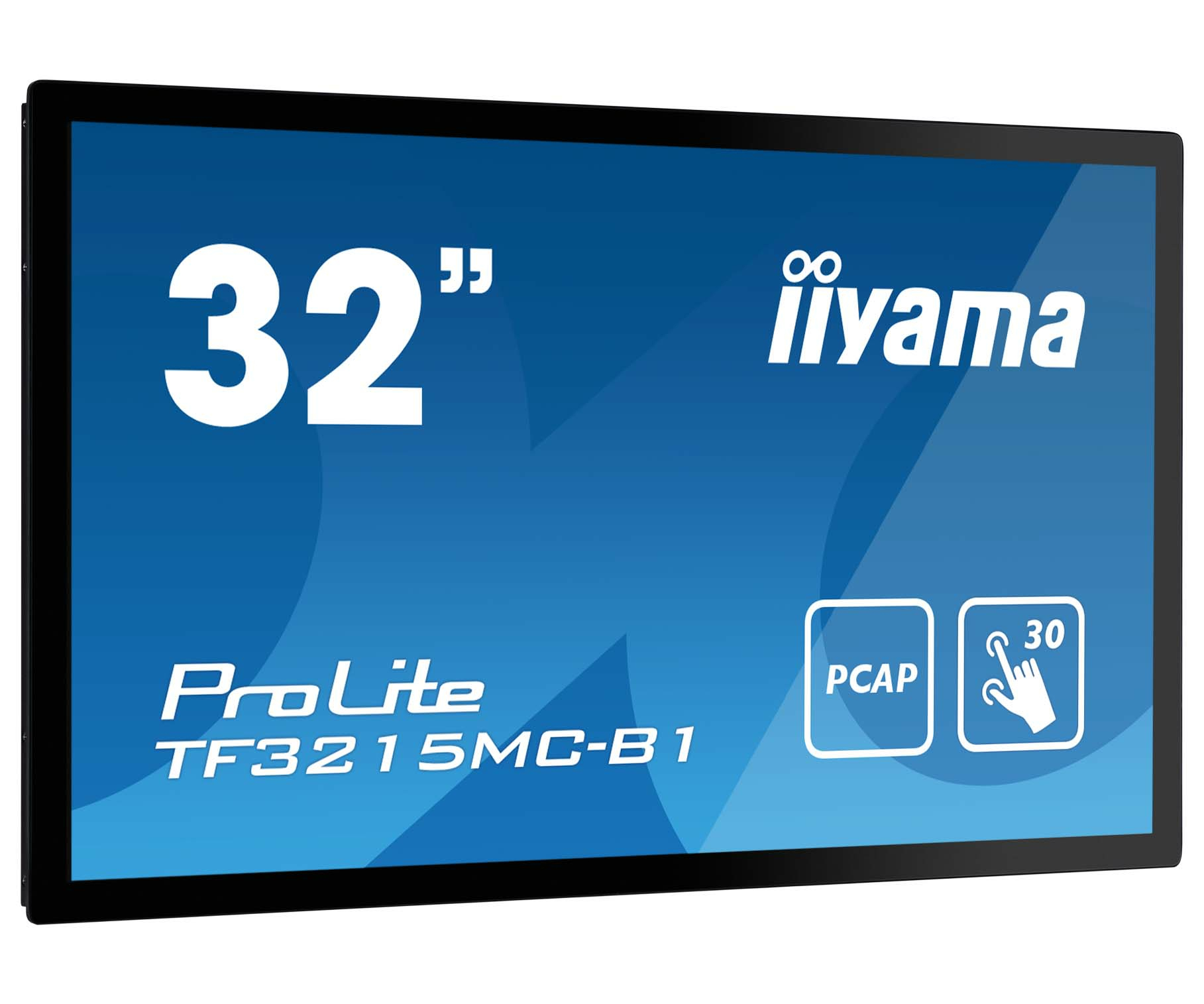 iiyama ProLite TF3215MC-B2 écran plat de PC 80 cm (31.5") 1920 x 1080 pixels Full HD LED Écran tactile Kiosque Noir