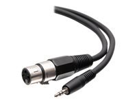M TRS 3.5mm to F XLR Cable 3ft/0.9M