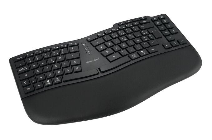 Kensington Pro Fit Ergo KB675 EQ TKL clavier maison/bureau USB + RF Wireless + Bluetooth AZERTY Français Noir