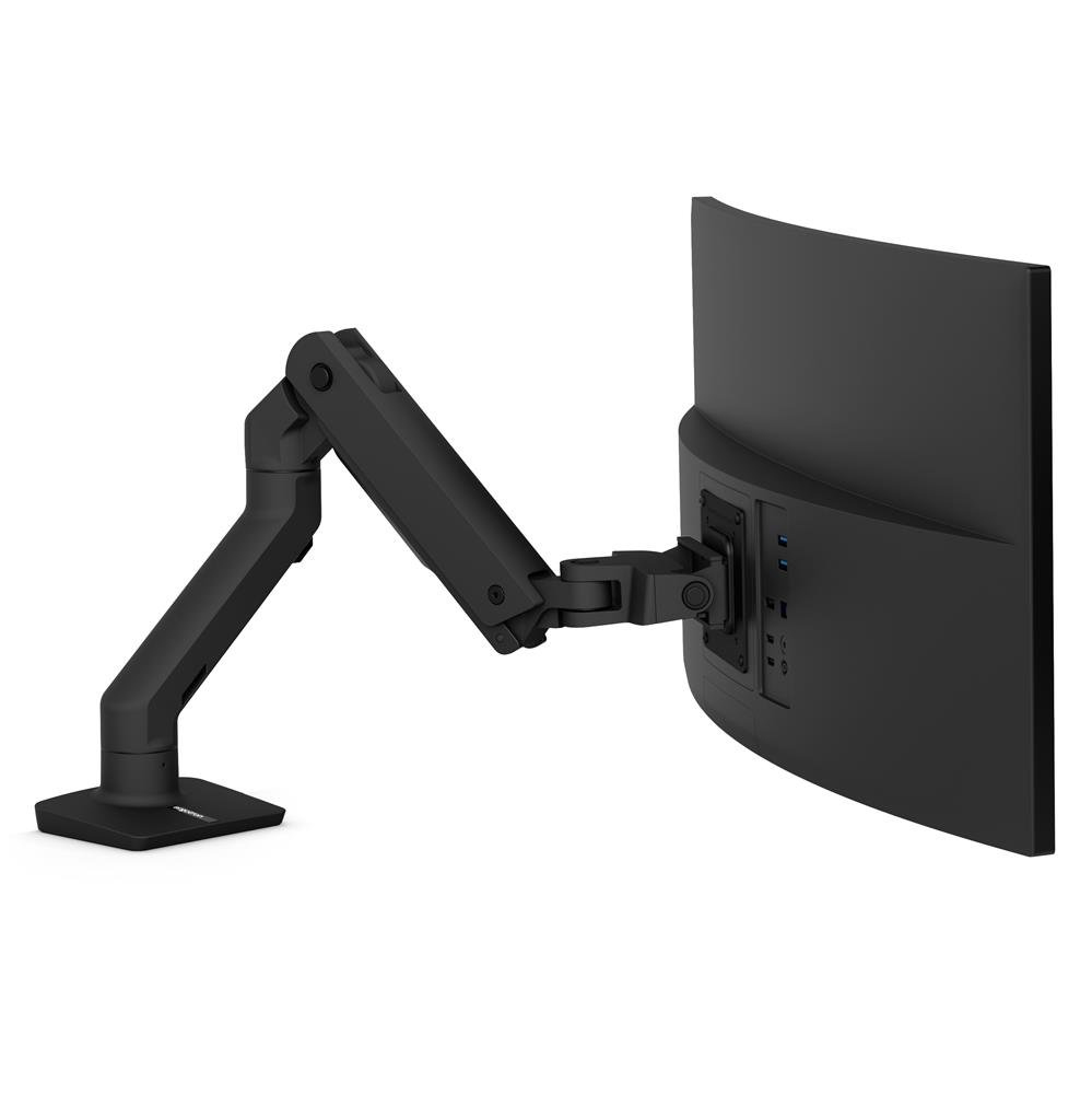 HX Series support d'écran plat pour bureau 124,5 cm (49") Noir