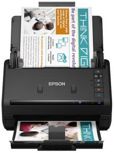 WorkForce ES-500WII Alimentation papier de scanner 600 x 600 DPI A6 Noir