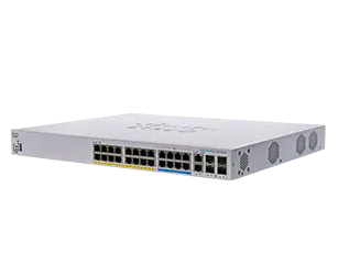 CBS350 Géré L3 Gigabit Ethernet (10/100/1000) Connexion Ethernet, supportant l'alimentation via ce port (PoE) 1U Noir, Gris