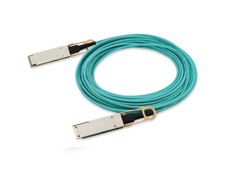 Aruba 100G QSFP28 TO QSFP28 15M AOC PL-NV câble InfiniBand et à fibres optiques Couleur menthe