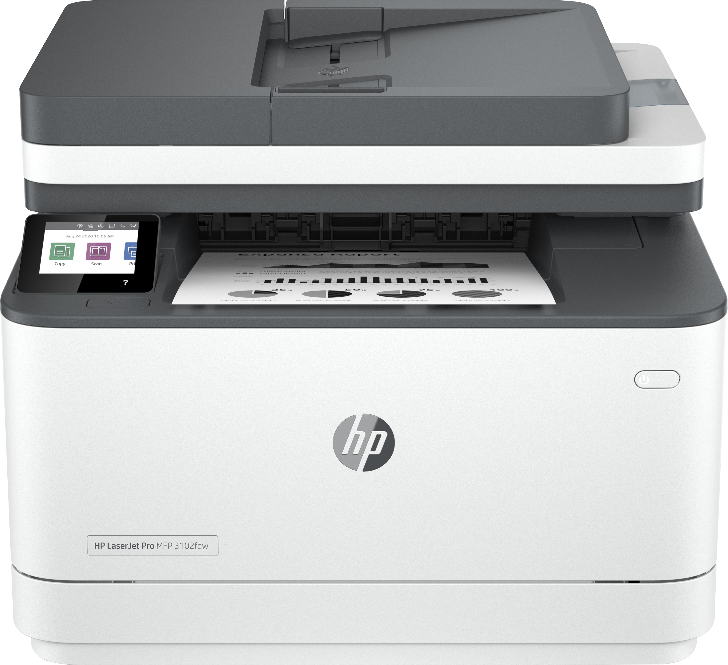 HP LaserJet Pro Imprimante multifonction 3102fdw, Noir et blanc, Imprimante pour Petites/moyennes entreprises, Impression, copie, scan, fax, Impression recto-verso. Numérisation vers e-mail. Numériser vers PDF