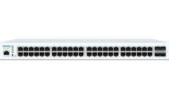 Sophos CS110-48FP Géré Gigabit Ethernet (10/100/1000) Connexion Ethernet, supportant l'alimentation via ce port (PoE) 1U Argent