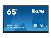 iiyama TE6512MIS-B3AG affichage de messages En forme de kiosk 165,1 cm (65") LCD Wifi 400 cd/m² 4K Ultra HD Noir Écran tactile Intégré dans le processeur Android 11 24/7